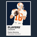 Peyton Manning Tennessee Volunteers American Football Icon Frame Men's T-Shirt