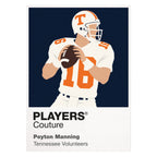 Peyton Manning Tennessee Volunteers American Football Icon Frame Men's T-Shirt