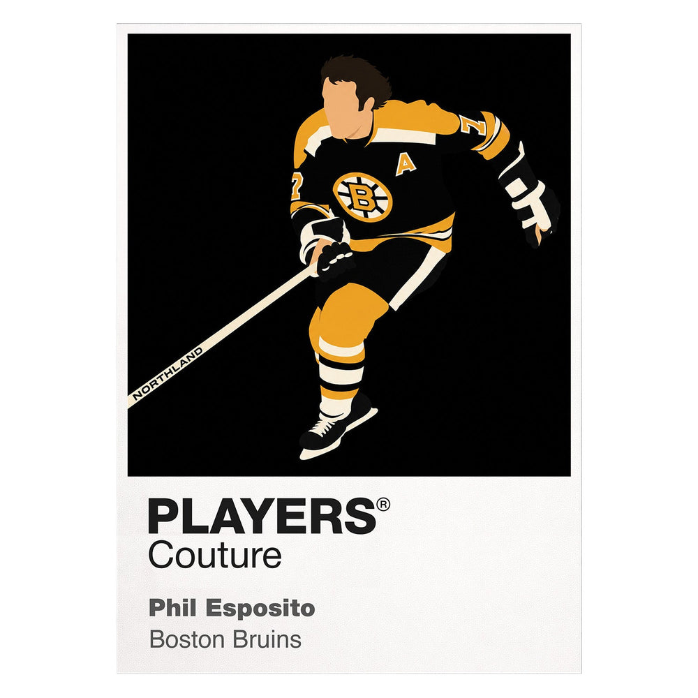 Phil Esposito Bruins Ice Hockey Icon Frame Men's T-Shirt – image 1