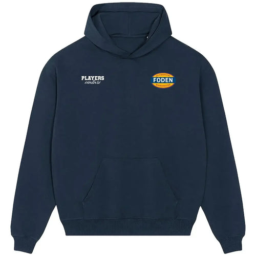Phil Foden hoodie – navy men's hoodie featuring the Phil Foden Players Couture logo