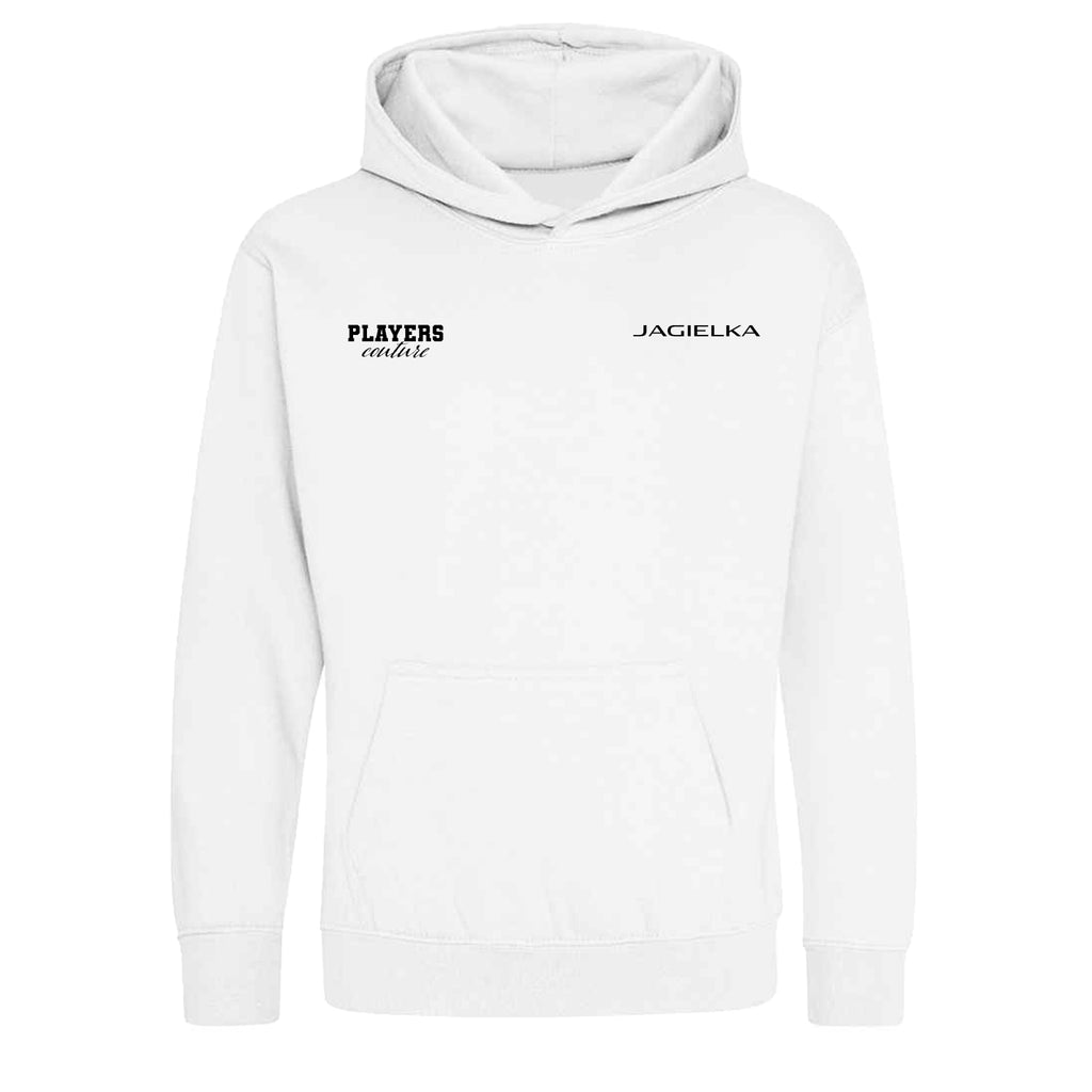 Phil Jagielka Logo Players Couture Kids Hoodie White