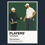 Phil Kenyon Golf Icon Frame Men's Polo Shirt in Navy - Players Couture Fashion