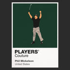 Phil Mickelson Golf Icon Frame Men's Polo Shirt