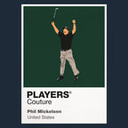 Phil Mickelson Golf Icon Frame Men's Polo Shirt
