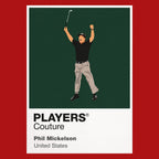 Phil Mickelson Golf Icon Frame Men's Polo Shirt