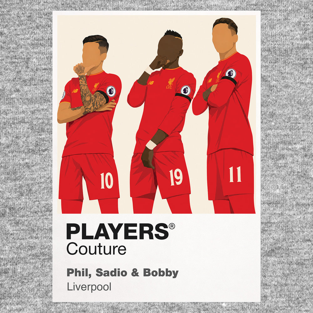 Phil, Sadio & Bobby Liverpool Icon Frame Men's T-Shirt