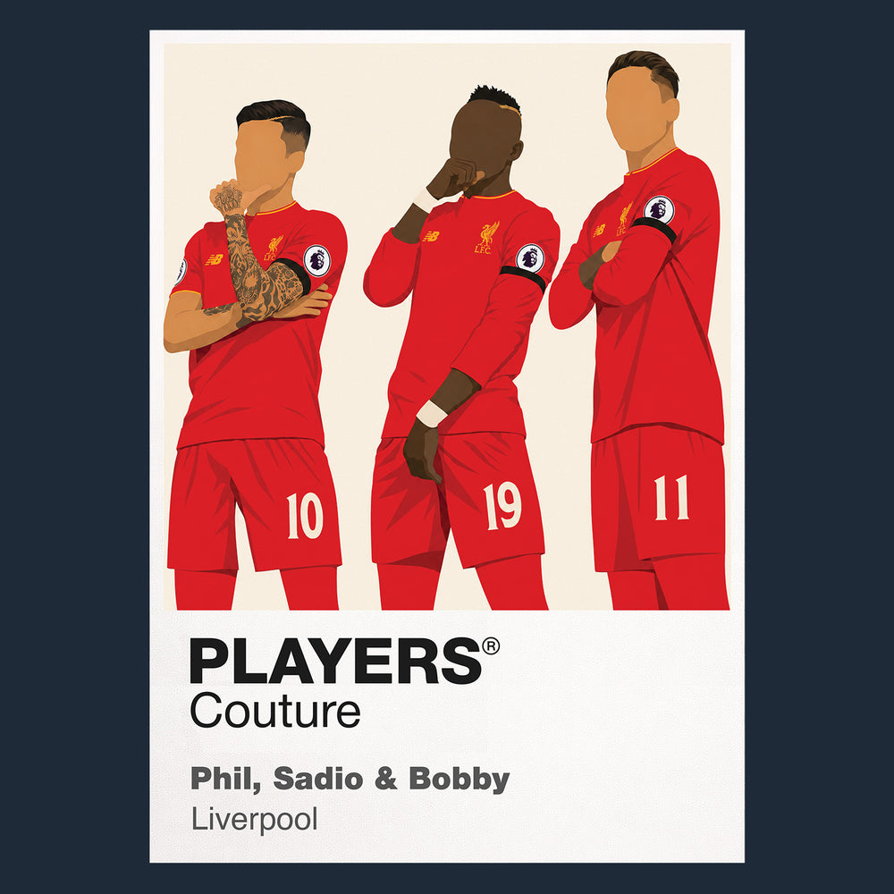 Phil, Sadio & Bobby Liverpool Icon Frame Men's T-Shirt