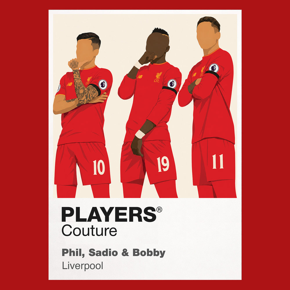 Phil, Sadio & Bobby Liverpool Icon Frame Men's T-Shirt