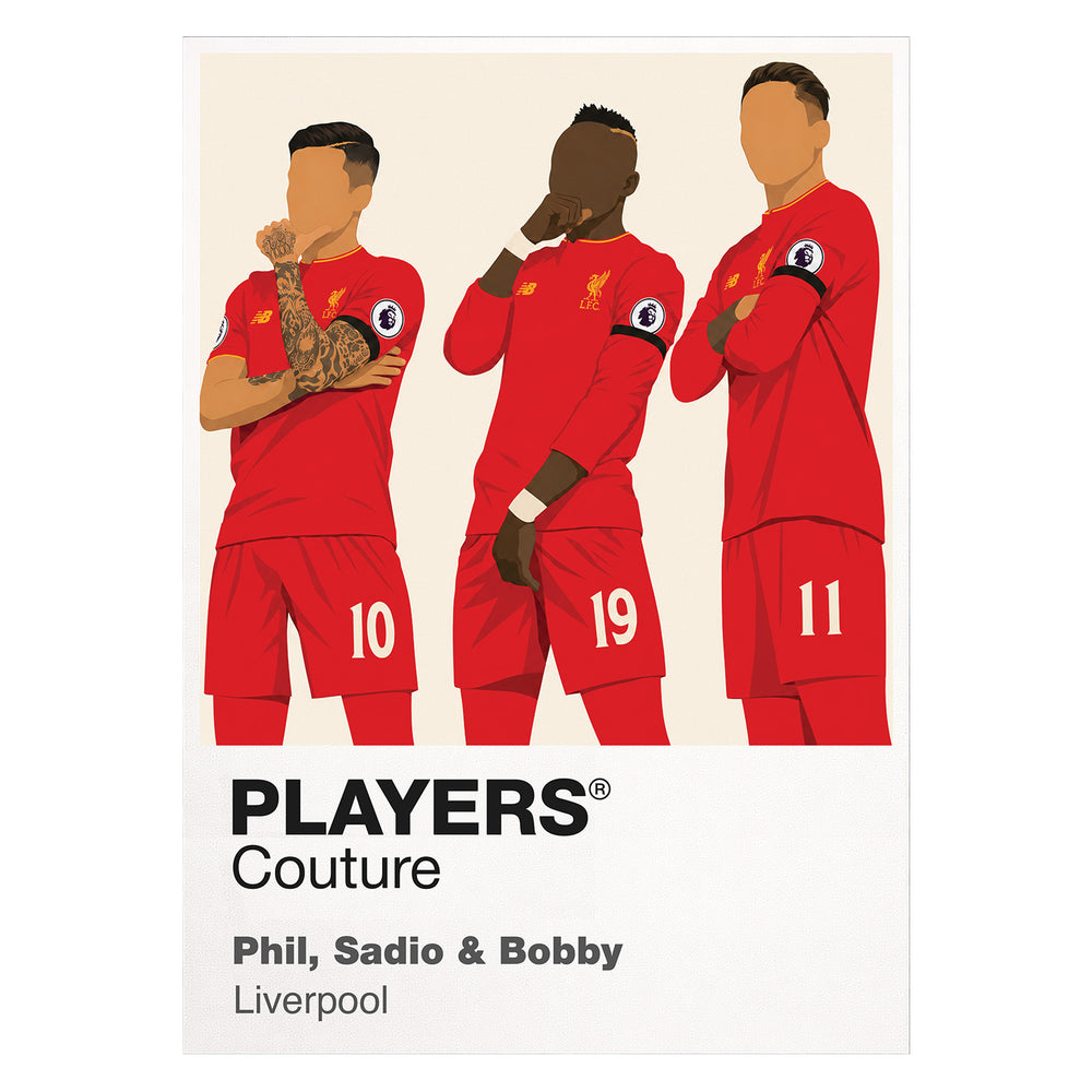 Phil, Sadio & Bobby Liverpool Icon Frame Men's T-Shirt