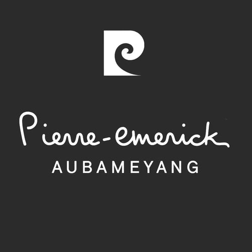 Pierre-Emerick Aubameyang Logo Men's T-Shirt – black close-up detail shot of the Pierre-Emerick Aubameyang Players Couture