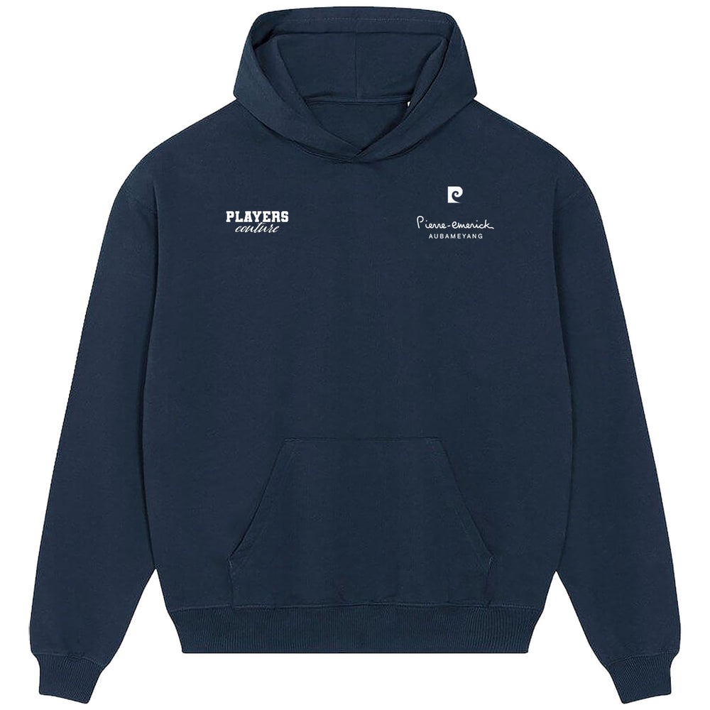 Pierre-Emerick Aubameyang Logo Players Couture Men's Casual Hoodie Navy