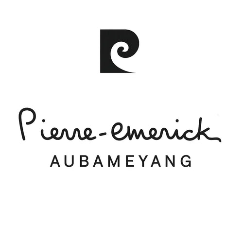 Pierre-Emerick Aubameyang Logo Men's T-Shirt – white close-up detail shot of the Pierre-Emerick Aubameyang Players Couture
