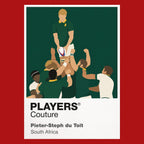 Pieter-Steph du Toit Rugby Union Icon Frame Men's Hoodie – image 7