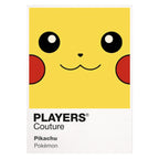 Pikachu Colour Frame Men's T-Shirt – white close-up detail shot of the Pikachu Players Couture logo design