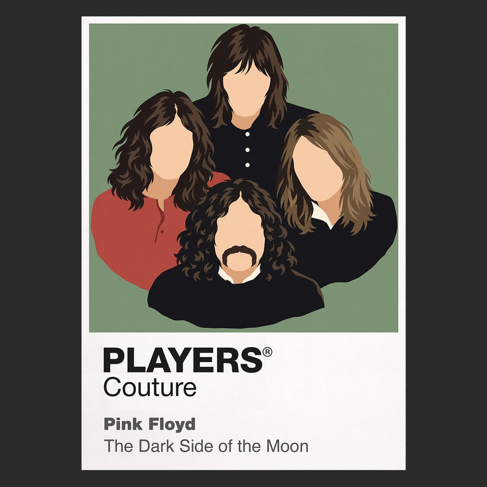 Pink Floyd Pink Floyd's classic band silhouette and atmospheric progressive-rock identity Icon Frame artwork in black