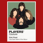 Pink Floyd Pink Floyd's classic band silhouette and atmospheric progressive-rock identity Icon Frame artwork in red