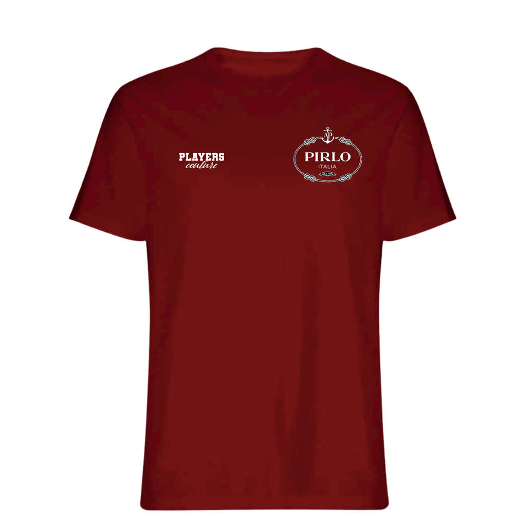 Andrea Pirlo Logo Players Couture Mens T-Shirt Red