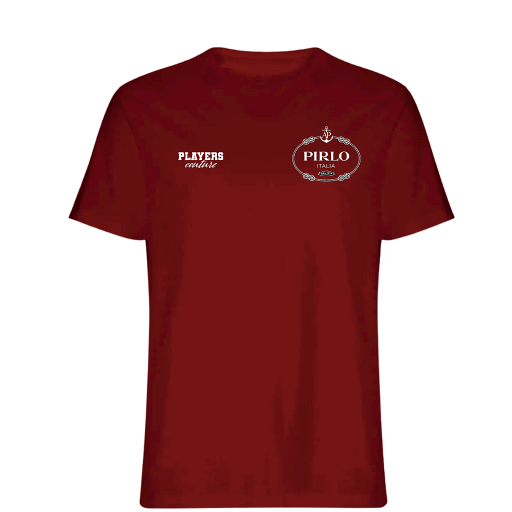 Andrea Pirlo Logo Players Couture Mens T-Shirt Red