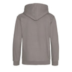 Essentials Collection hoodie – grey kids' hoodie with black Essentials Collection letters and Players Couture logo on the