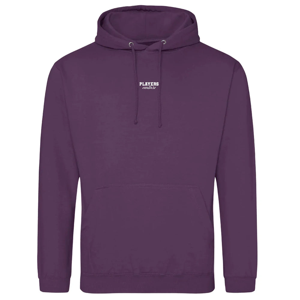Essentials Collection Players Couture Men's Classic Staple Plum Hoodie - Plum / XS | Basics, Essentials Collection, Hoodies, Men's