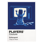 Poltergeist Carol Anne before the glowing television as supernatural light enters the suburban home Icon Frame artwork on white