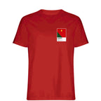 Portugal t-shirt – red men's t-shirt featuring the Portugal Players Couture logo