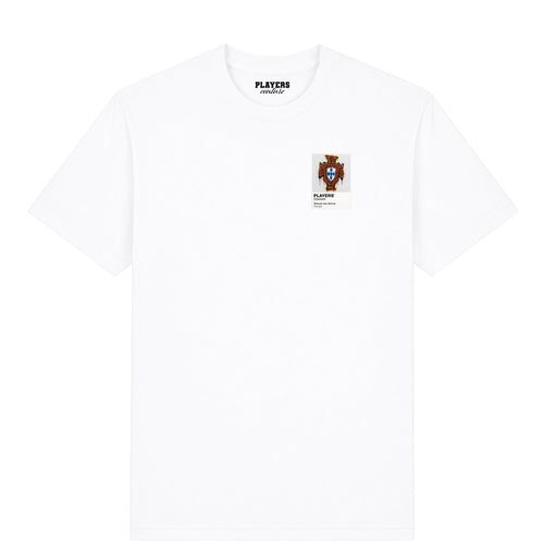 Portugal Logo Graffiti Frame Men's T-Shirt - portugal graffiti frame mens white tshirt