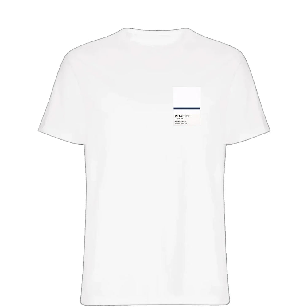 Preston North End t-shirt – white men's t-shirt featuring the Preston North End Players Couture logo
