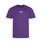 Essentials Collection t-shirt – purple kids' t-shirt with white Essentials Collection letters and Players Couture logo on