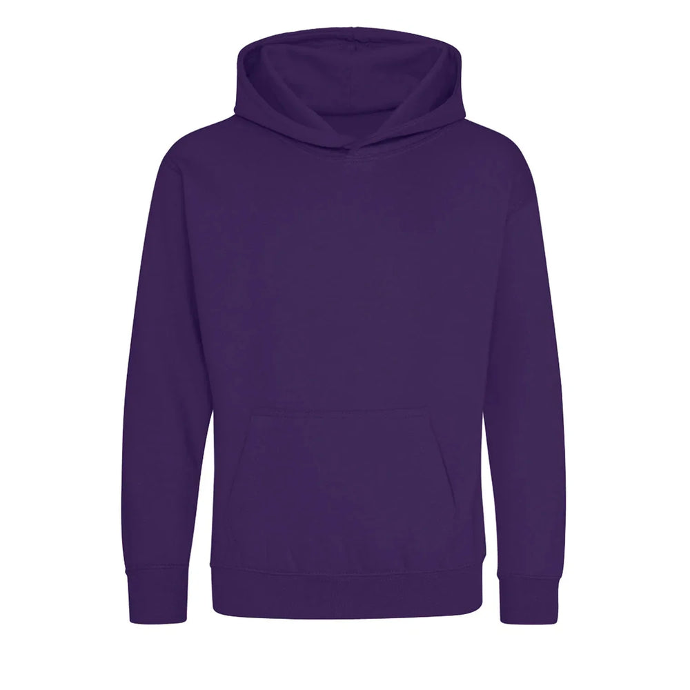 Custom Upload Your Own hoodie – purple kids' hoodie featuring the Custom Upload Your Own Players Couture logo