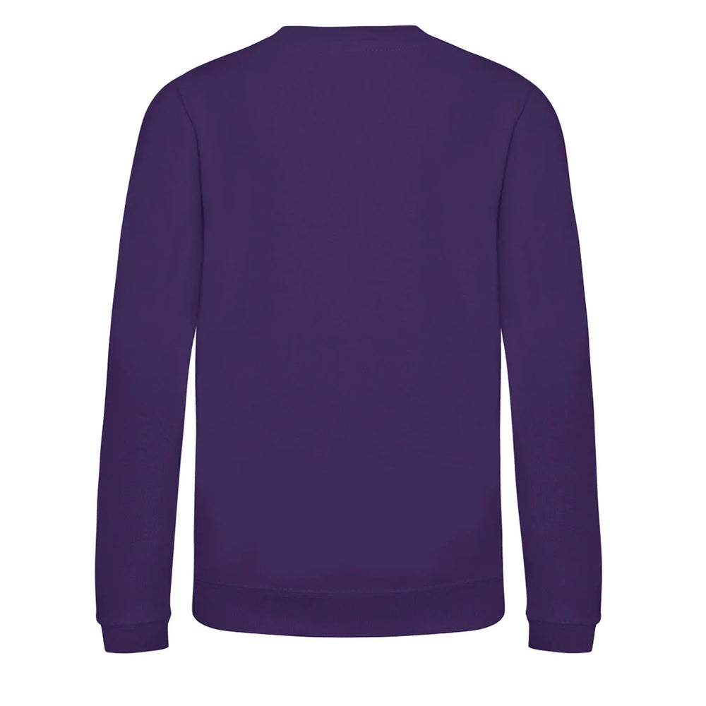 Essentials Collection hoodie – purple kids' hoodie with white Essentials Collection letters and Players Couture logo on the