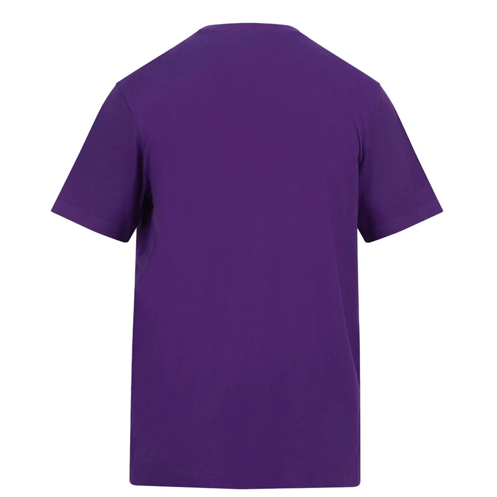 Essentials Collection t-shirt – purple men's t-shirt with white Essentials Collection letters and Players Couture logo on