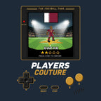 Qatar World Cup 8-Bit Kids Hoodie retro gaming football design by Players Couture