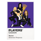 Queen Queen's four-member stage geometry and theatrical live-performance identity Icon Frame artwork on white