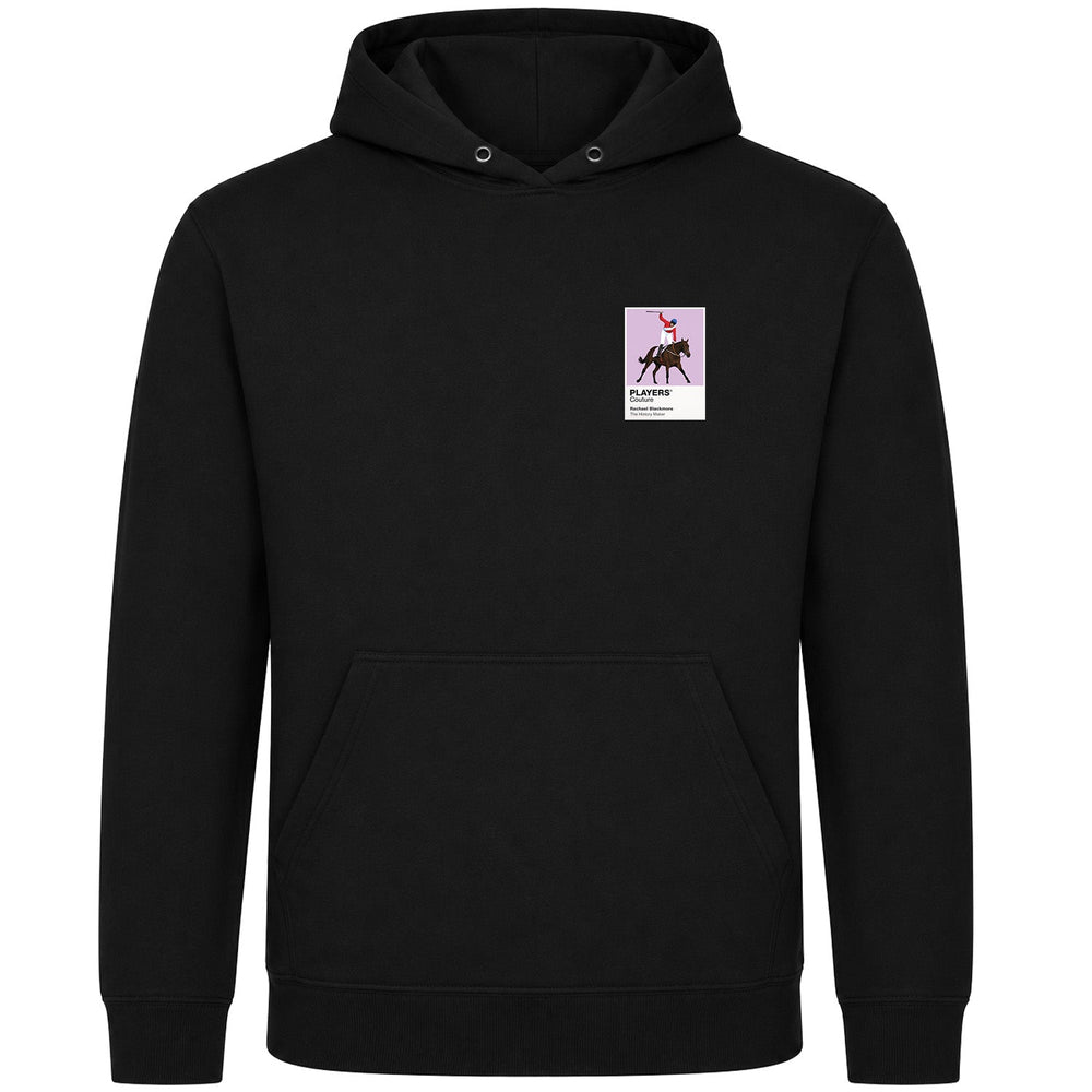 Rachael Blackmore horse racing hoodie – mens black hoodie view