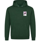 Rachael Blackmore horse racing hoodie – mens forest green hoodie view