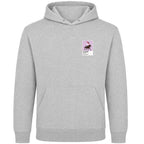 Rachael Blackmore horse racing hoodie – mens grey hoodie view