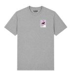 Rachael Blackmore horse racing T-shirt – mens grey tshirt view