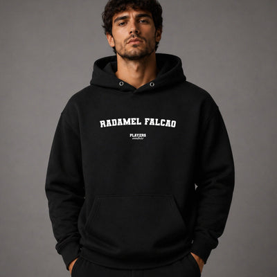 Radamel Falcao name-print hoodie - black