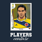 Radamel Falcao World Cup Sticker Men's Hoodie – rademel falcao navy Players Couture design