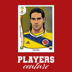 Radamel Falcao World Cup Sticker Kids T-Shirt – rademel falcao red Players Couture design