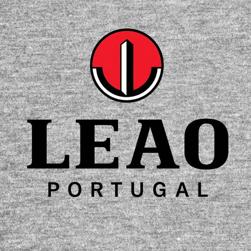 Rafael Leao Logo Men's T-Shirt – grey close-up detail shot of the Rafael Leao Players Couture logo design