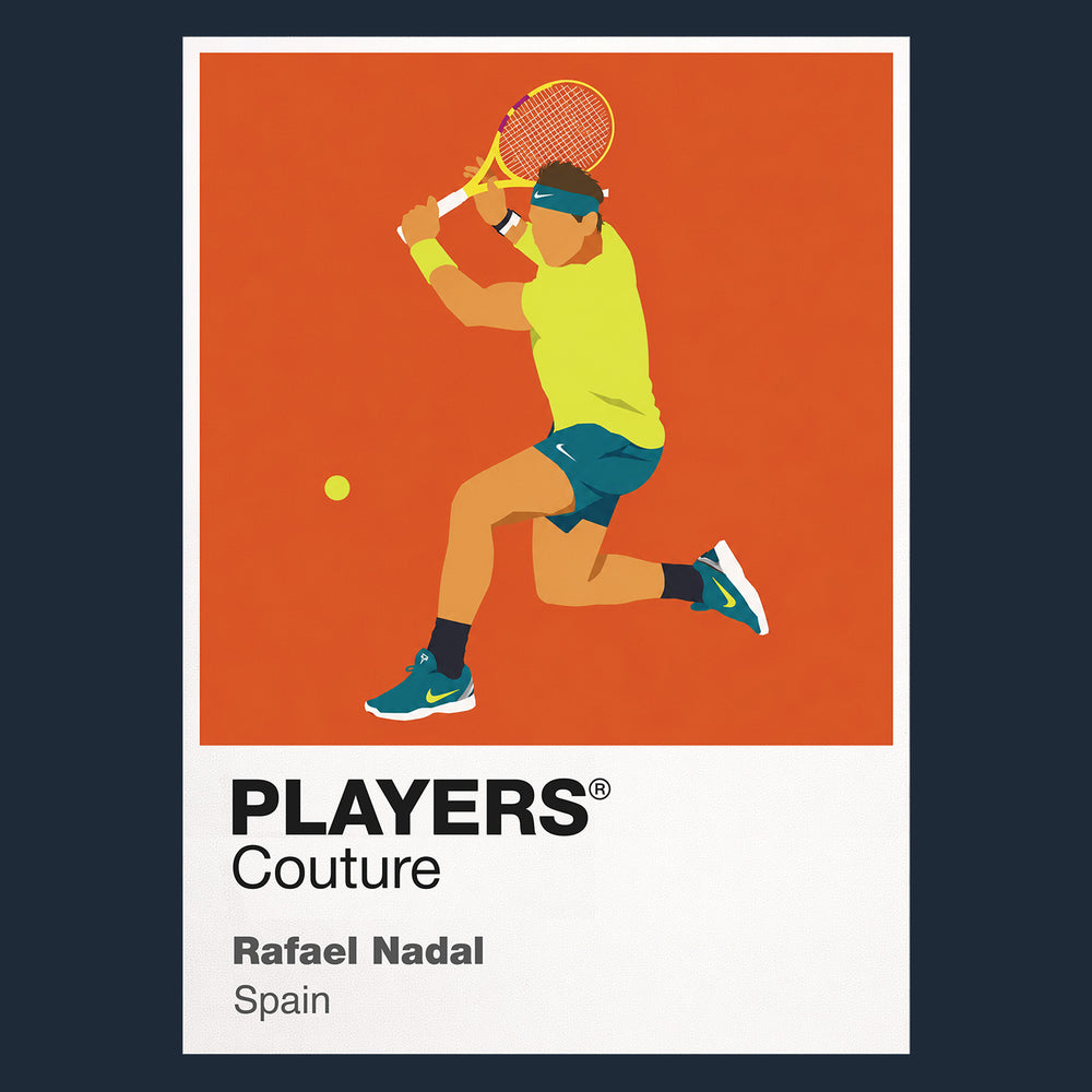 Rafael Nadal Tennis Icon Frame Men's Hoodie