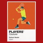Rafael Nadal Tennis Icon Frame Men's Hoodie
