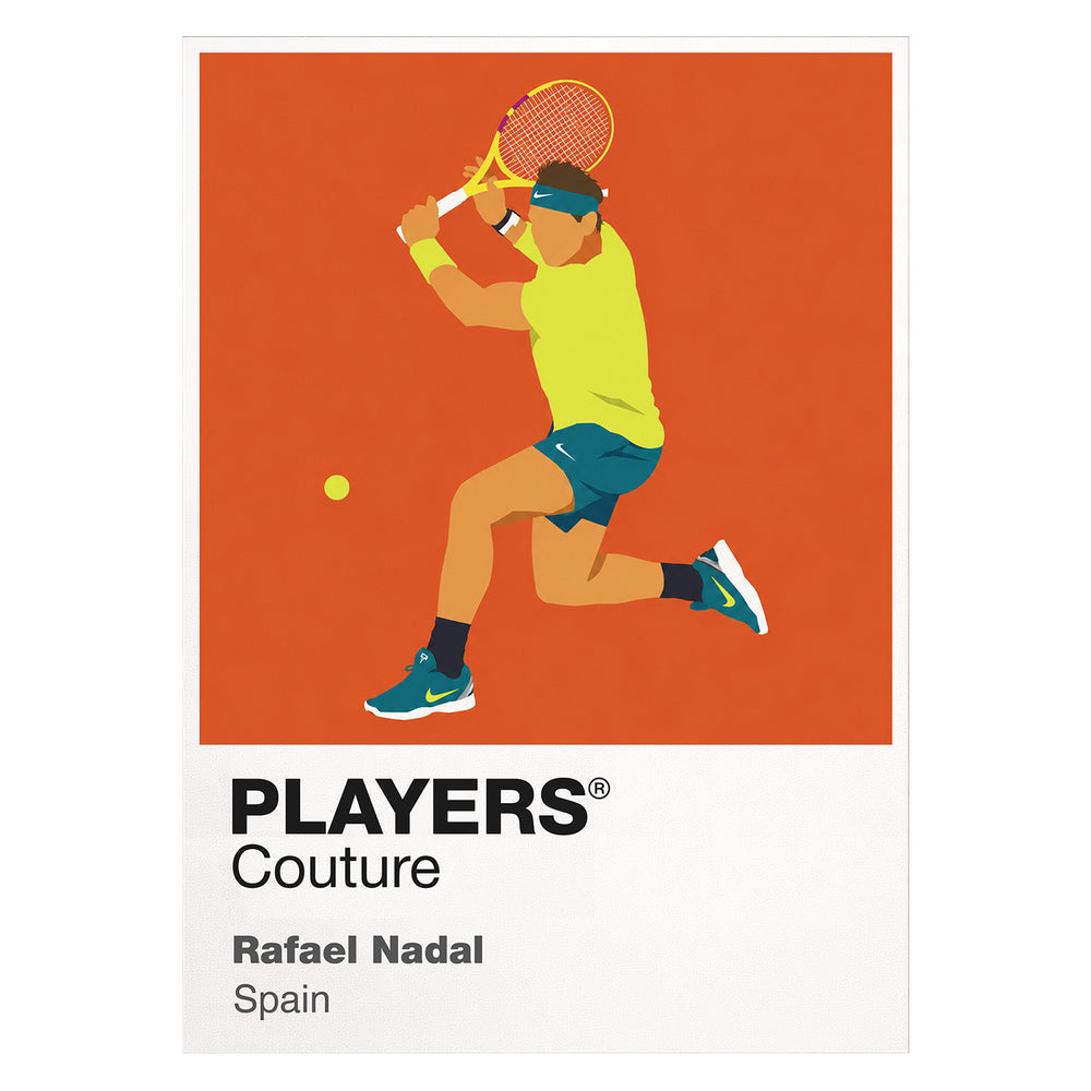 Rafael Nadal Tennis Icon Frame Men's Hoodie