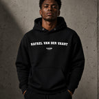 Rafael van der Vaart name-print hoodie - black