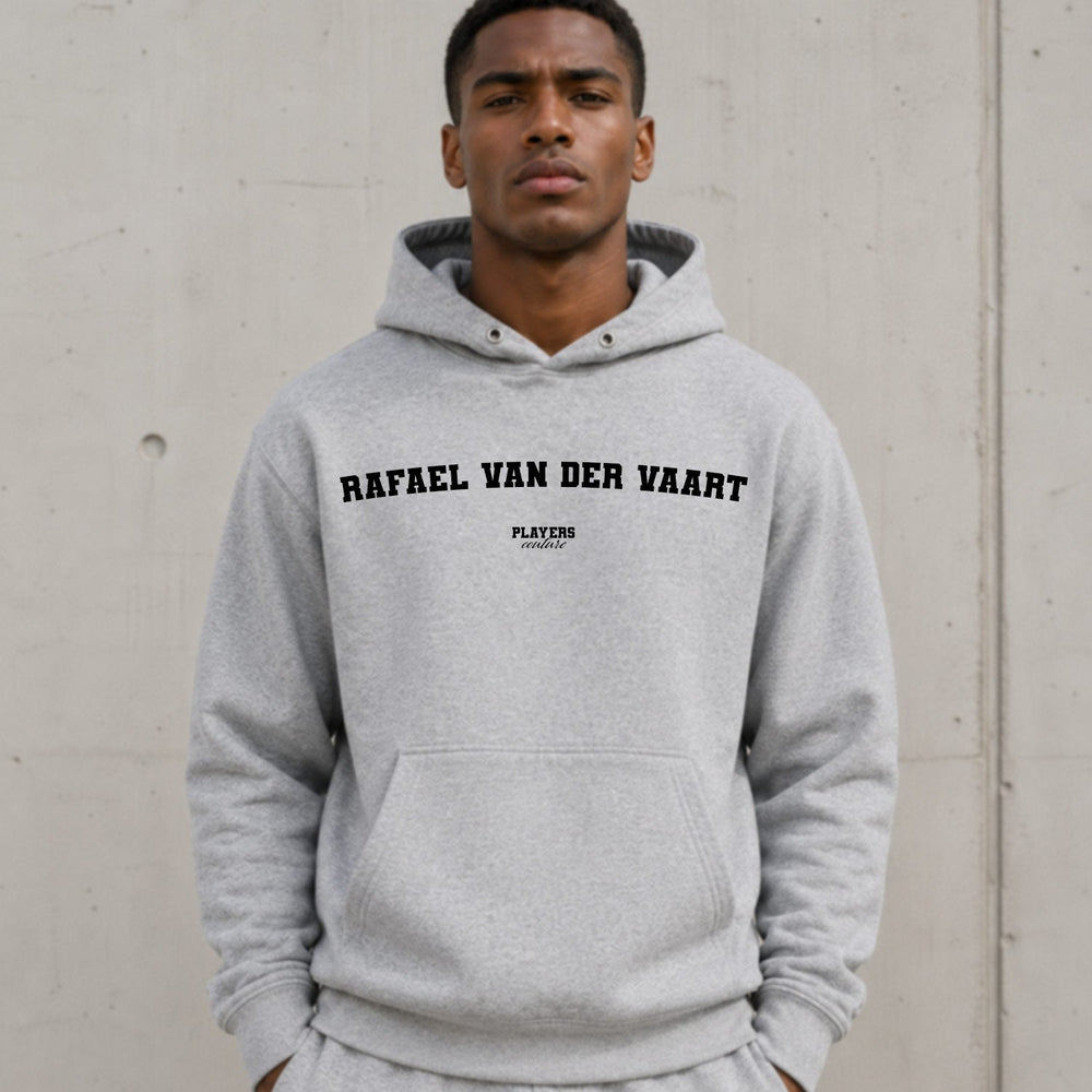 Rafael van der Vaart name-print hoodie - grey