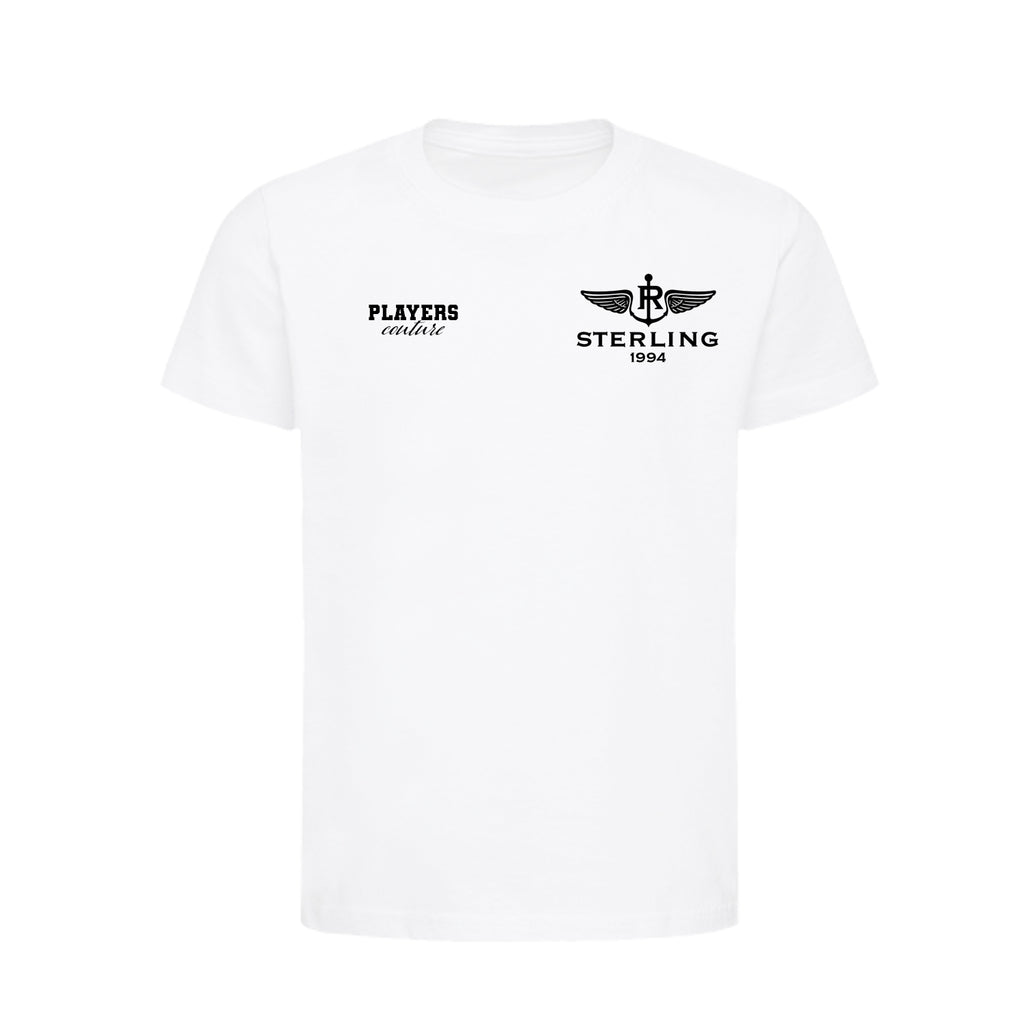 Raheem Sterling Logo Players Couture Kids T-Shirt White