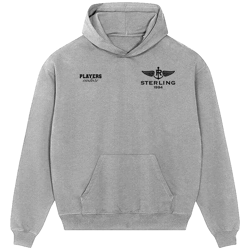 Raheem Sterling Logo Players Couture Men's Casual Hoodie Gray