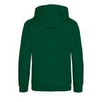 Essentials Collection hoodie – green kids' hoodie with white Essentials Collection letters and Players Couture logo on the